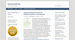 Desktop Screenshot of kassel-zeitung.de